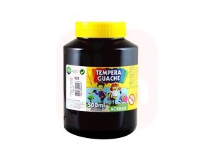 Tinta Guache 500ml Preta - Acrilex