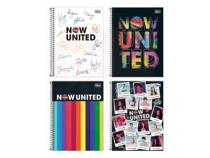 Caderno 01 Matéria Now United - Tilibra