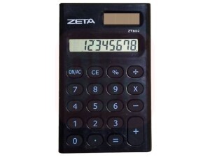 Calculadora ZT622-BK Preta - Zeta
