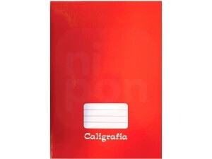 Caderno Caligrafia Vertical 48 Folhas Vermelho - Tamoio