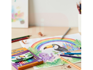 Lapis De Cor Evolution Sextavado 36 Cores - BIC